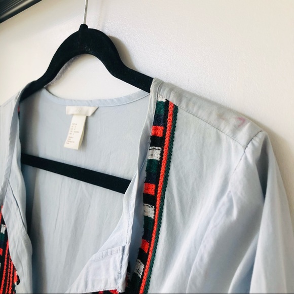 Boho Beauty 💙 Zara Gently Worn gorgeous dress with details! Loved & letting go. - Picture 7 of 9